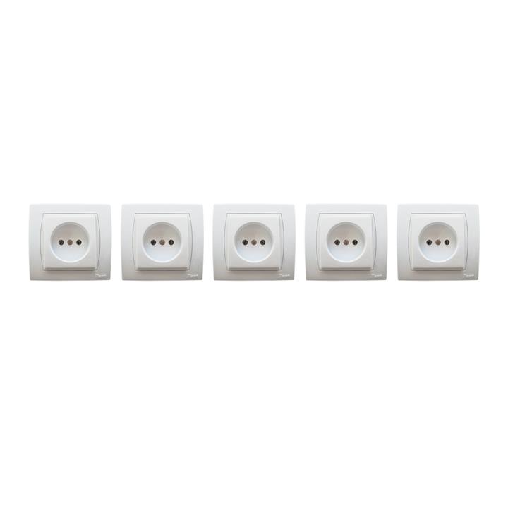 پریز برق پارت الکتریک مدل آزین بسته 5 عددی